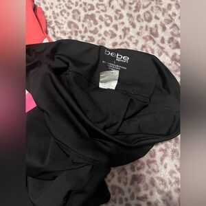 Black multicolored leggings